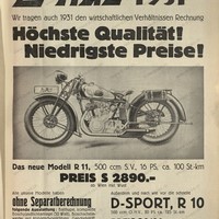 D-Rad R11 R10 Das Motorrad Österreich Werbung
