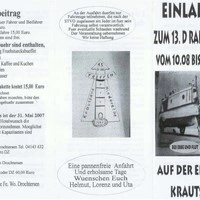 D-Rad Treffen 2007 Einladung