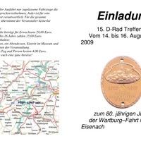 D-Rad Treffen 2009 Einladung