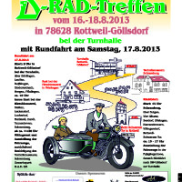 D-Rad Treffen 2013 Werbeplakat