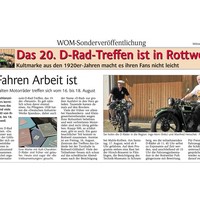 Zeitungsbericht D-Rad Treffen 2013
