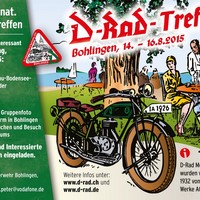 D-Rad Treffen 2015 Flyer Faltblatt