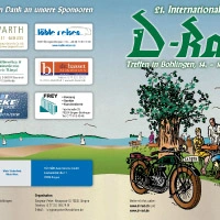 D-Rad Treffen 2015 Flyer Faltblatt