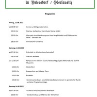 D-Rad Treffen 2022 Programm