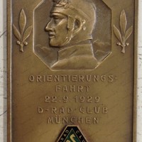 Fuchsjagd D-D-Rad Club München Orientierungsfahrt 22.9.1929