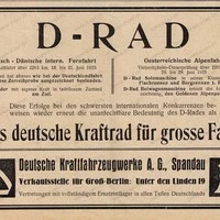 D-Rad Werbung Reklame