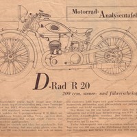 D-Rad R20, Motorrad-Analysetafel