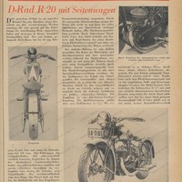 D-Rad R20, Motor und Sport, Prüfbericht