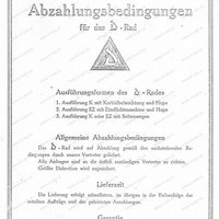 D-Rad R0/4 Abzahlungsbedingungen