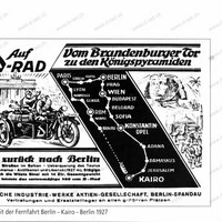 D-Rad Berlin-Kairo Alfred Gaebekmann Leipzig Deutsche Industrie-Werke AG