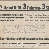 D-Rad R10 D-Sport Werbung