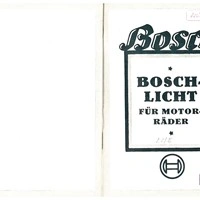 Prospekt Boch-Licht für Motorräder