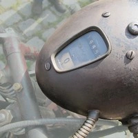 Noris Scheinwerfer mit Veigel Walzentachometer D-Rad R11