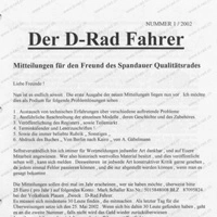 Der D-Rad Fahrer