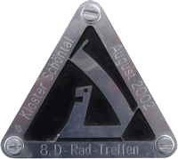 D-Rad Treffen 2002 Plakette