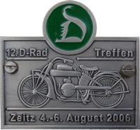 D-Rad Treffen 2006 Plakette