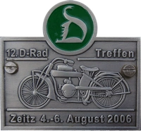 D-Rad Treffen 2006 Plakette