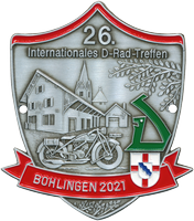 D-Rad Treffen 2021 Plakette