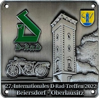 D-Rad Treffen 2022 Plakette