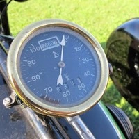 Glashütte Mühle - Tachometer 100km/h D-Rad R0/4 R1/4